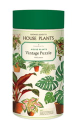 Cavalini & Co 10 Plus 1000 Pc Puzzle - Vintage House Plants