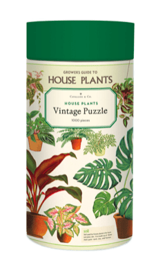 Cavalini & Co 10 Plus 1000 Pc Puzzle - Vintage House Plants