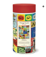 Cavallini & Co 10 Plus 1000 Pc Vintage Puzzle - Bicycles