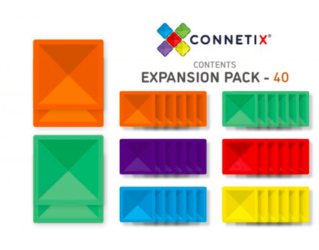 Connetix 3 Plus 40 Piece Expansion Pack