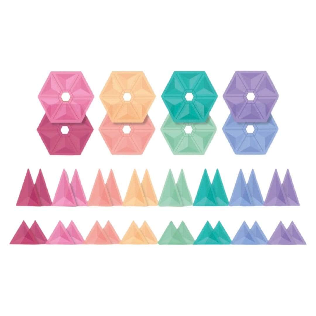 Connetix 3 Plus 40 Piece Pastel Geometry Pack