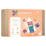 Connetix 3 Plus 40 Piece Pastel Square Expansion Pack