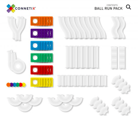 Connetix 3 Plus 92 Piece Ball Run Pack