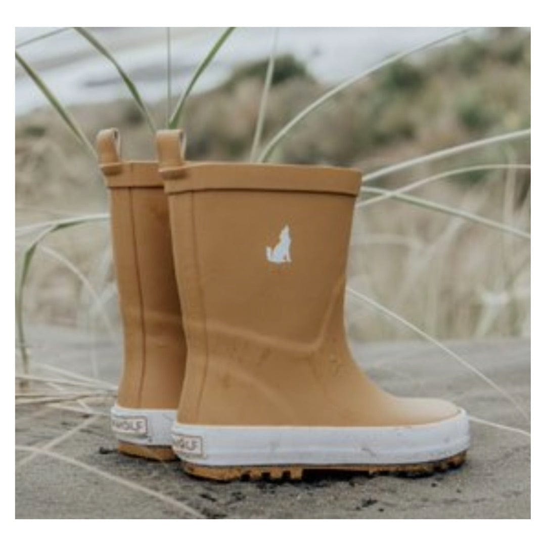 Crywolf Size 20 - 30 Rain Boots - Tan