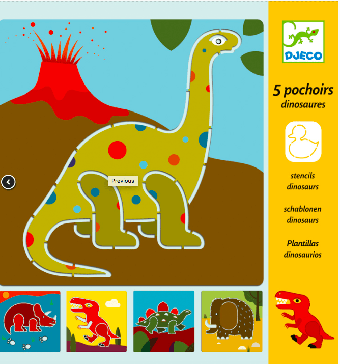 Stencil - Dinosaur