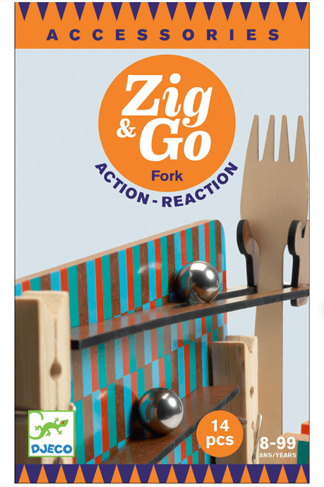 Djeco 8 Plus Zig & Go - 14 Pieces Fork Set