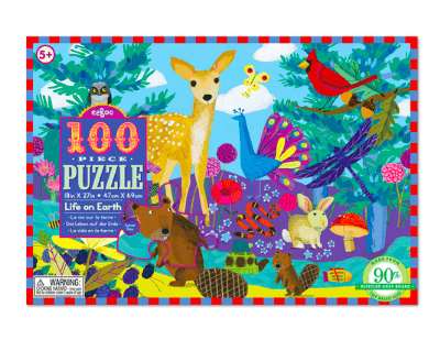 100 Pc Puzzle - Life on Earth
