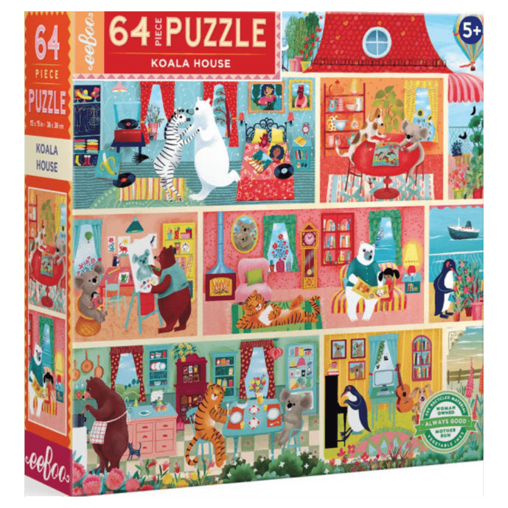 eeBoo 5 Plus 64 Pc Puzzle - Koala House
