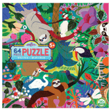 eeBoo 5 Plus 64 Pc Puzzle - Sloths at Play