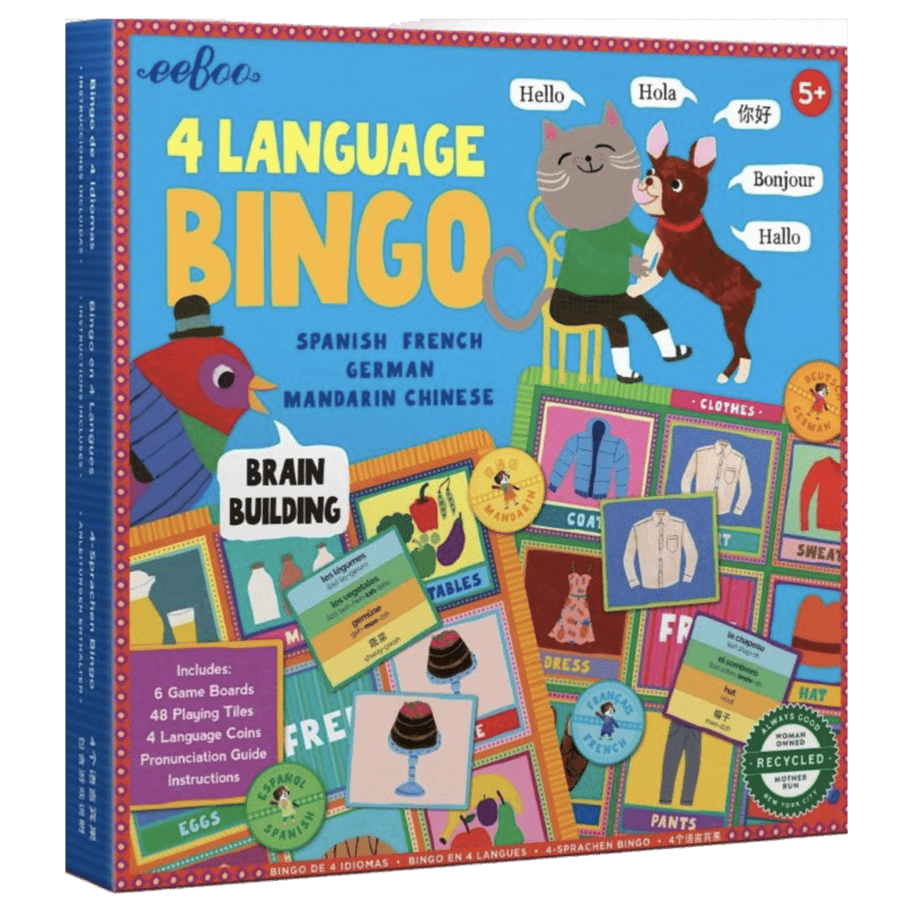 eeBoo 5 Plus Bingo - 4 Language