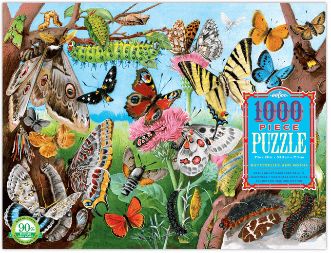 1000 Pc  Puzzle - Butterflies & Moths