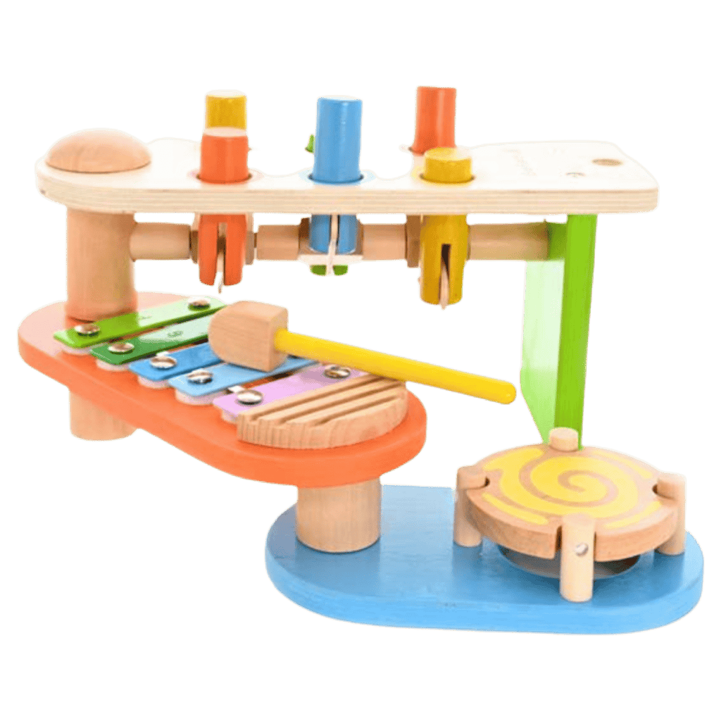 Ever Earth 18 Mths Plus Xylophone & Hammering Bench