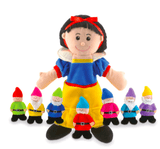 Hand Puppet - Snow White & 7 Dwarfs Hand & Finger Puppet