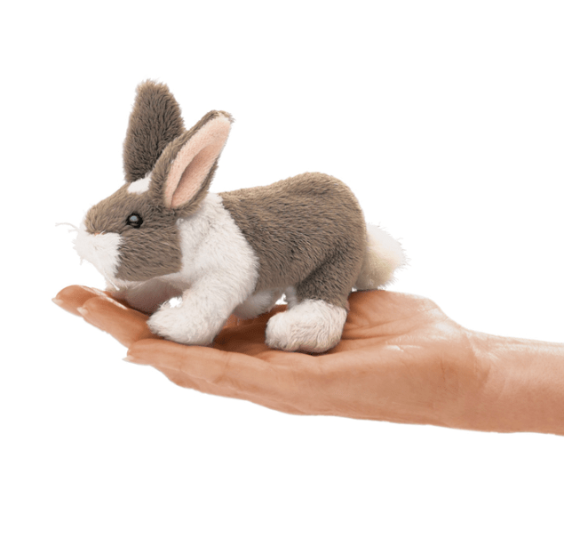 Folkmanis 3 Plus Finger Puppet - Animal - Bunny Rabbit