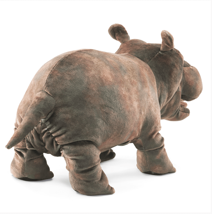 Folkmanis 3 Plus Hand Puppet - Animal - Baby Hippo