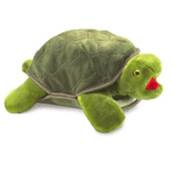 Folkmanis 3 Plus Hand Puppet - Animal - Large Turtle