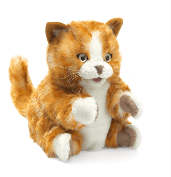 Hand Puppet - Orange Tabby Kitten