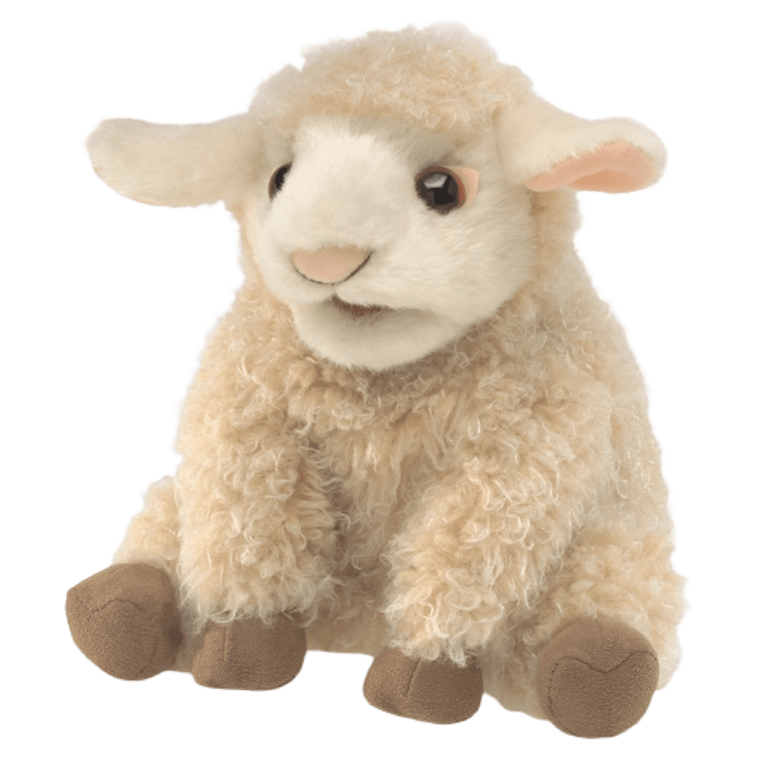 Folkmanis 3 Plus Hand Puppet - Animal - Small Lamb