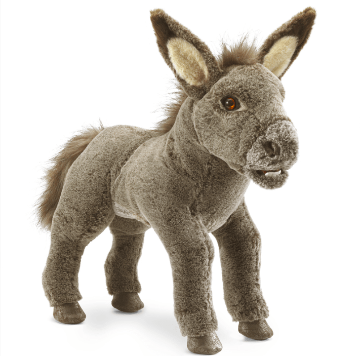 Folkmanis 3 Plus Hand Puppet - Baby Donkey