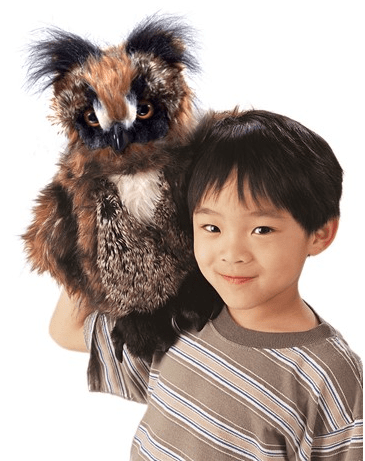 Hand Puppet - Bird - Great Horned Owl