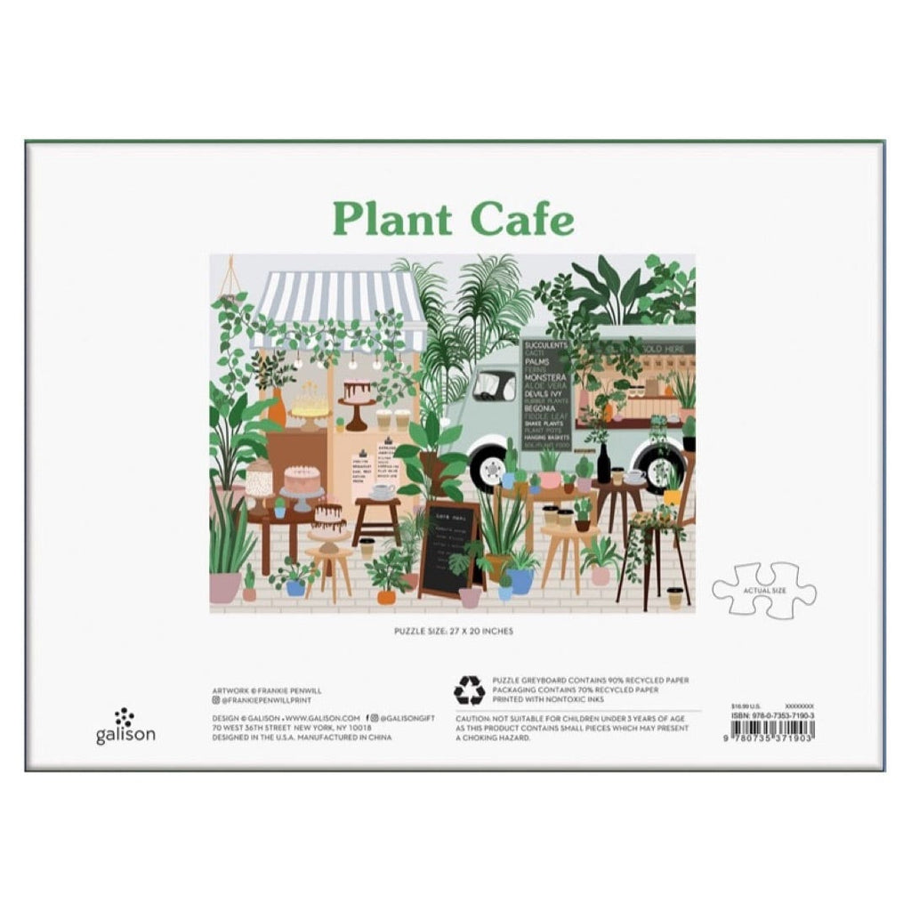 Galison 12 Plus 1000 Pc Puzzle - Plant Cafe