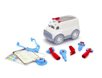 Green Toys 2 Plus Ambulance & Doctor's Kit
