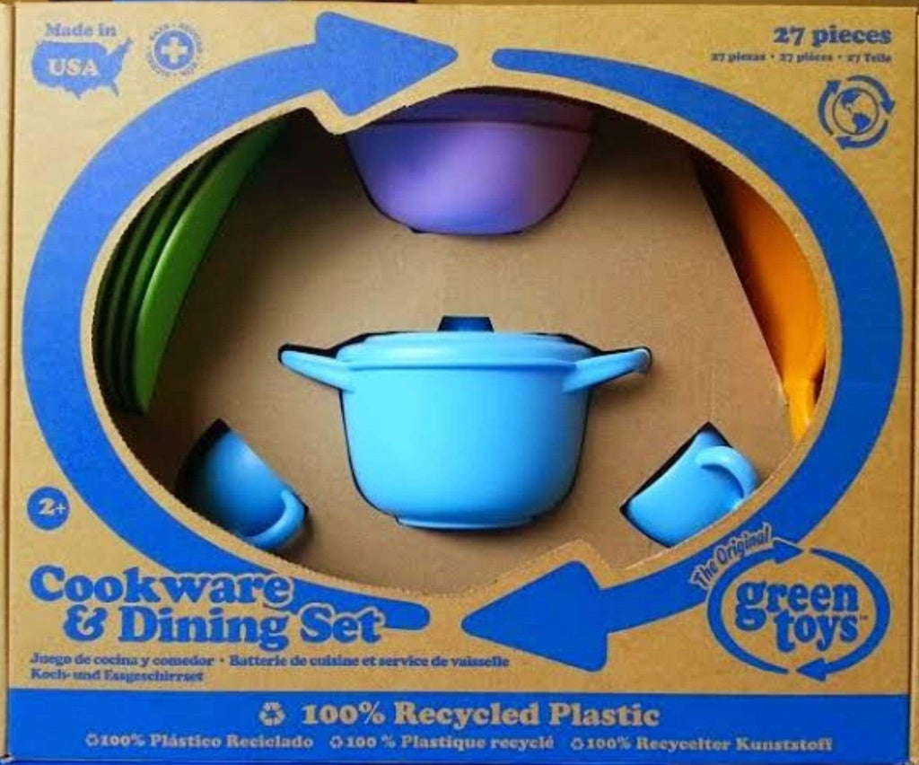 Green Toys 2 Plus Cookware & Dining Set 27 pc