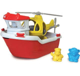 Green Toys 2 Plus Rescue Boat and Helicopter