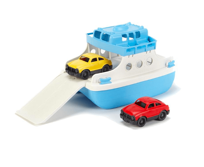 Ferry Boat with Two Mini Cars - Blue