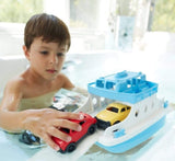 Ferry Boat with Two Mini Cars - Blue