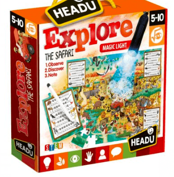 Headu 5 Plus 70 Piece Puzzle - Explore the Safari