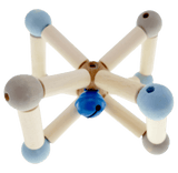 Hess Birth Plus Rattle - Twisty Blue