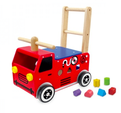 I'm Toy 12 Mths Plus Walk and Ride Fire Engine Sorter