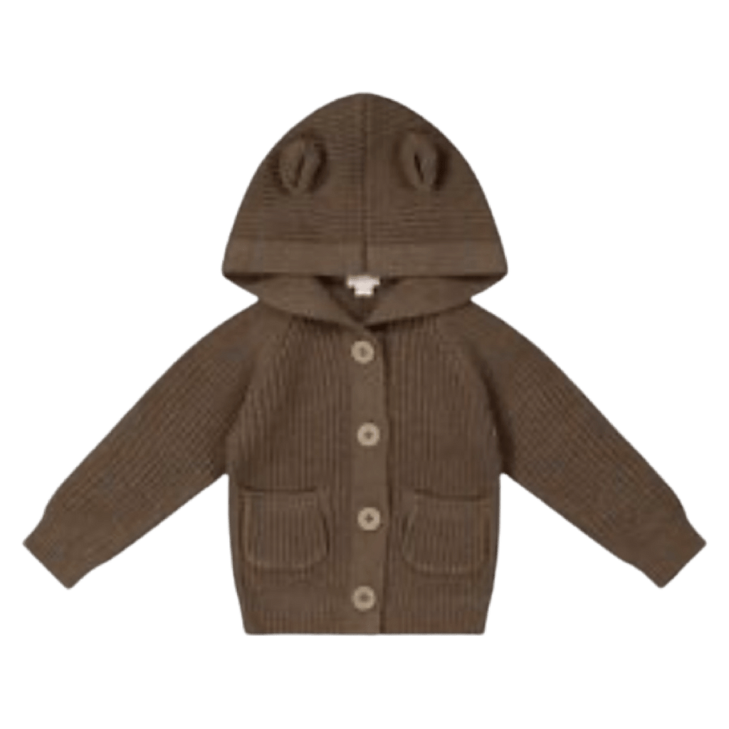 Jamie Kay 0-3 Months to 5 Years Humphrey Knitted Cardigan - Mouse Marle