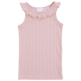 Jamie Kay 1 to 5 Pointelle Frill Singlet - Cupcake