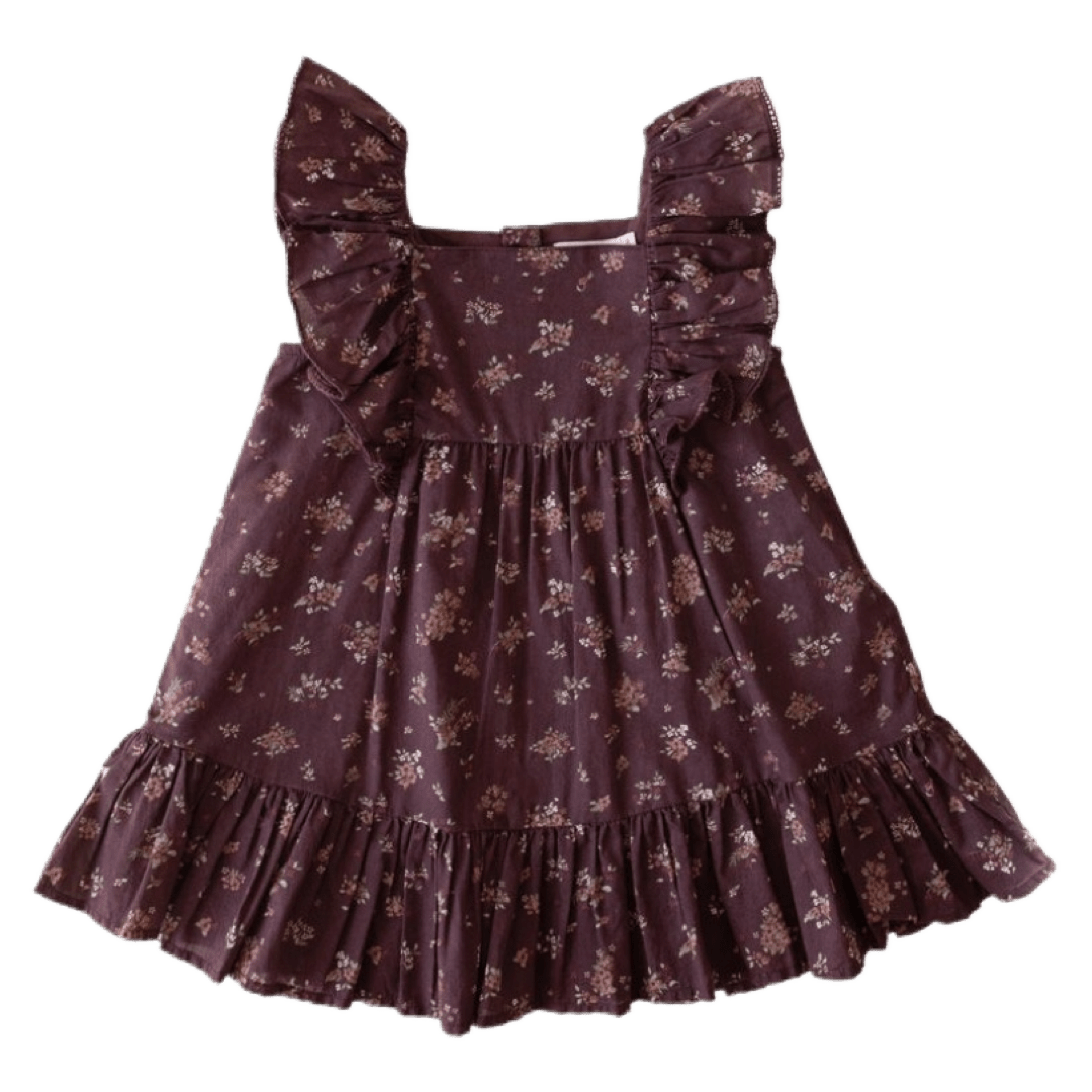 Jamie Kay Holly Dress Juniper Floral Berry The Donkeys Tale