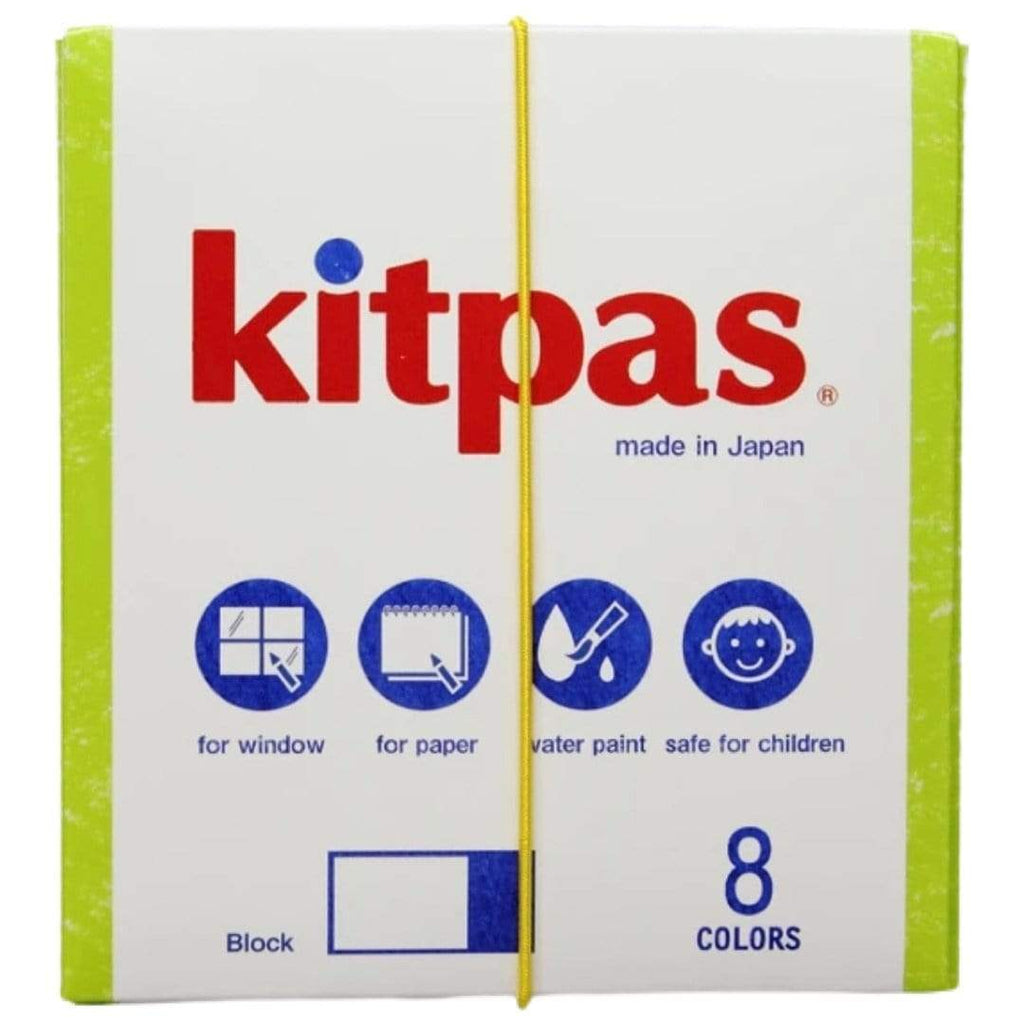 Kitpas 3 Plus Block Crayons 8 Colours