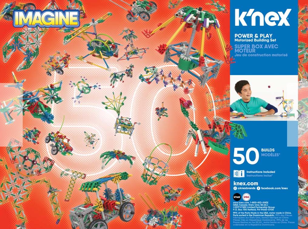 Power and Play 50 Model Motorized Building Set