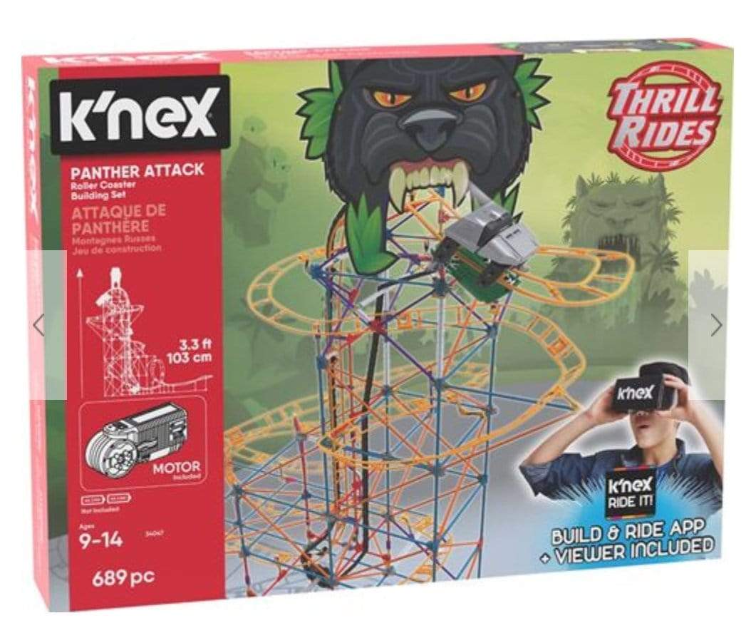 Panther Pursuit Roller Coaster Building Set