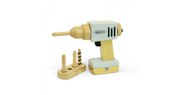 MamaMemo 3 Plus Wooden Workshop - Drill with Charger