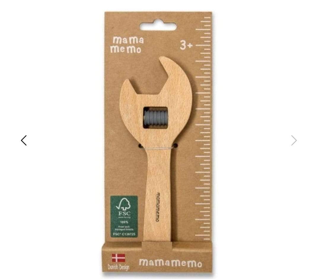 MamaMemo 3 Plus Wooden Workshop  Tools - Adjustable Spanner