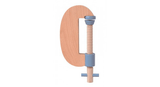 MamaMemo 3 Plus Wooden Workshop Tools - C - Clamp