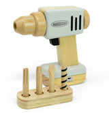 MamaMemo 3 Plus Wooden Workshop Tools - Drill with Charger