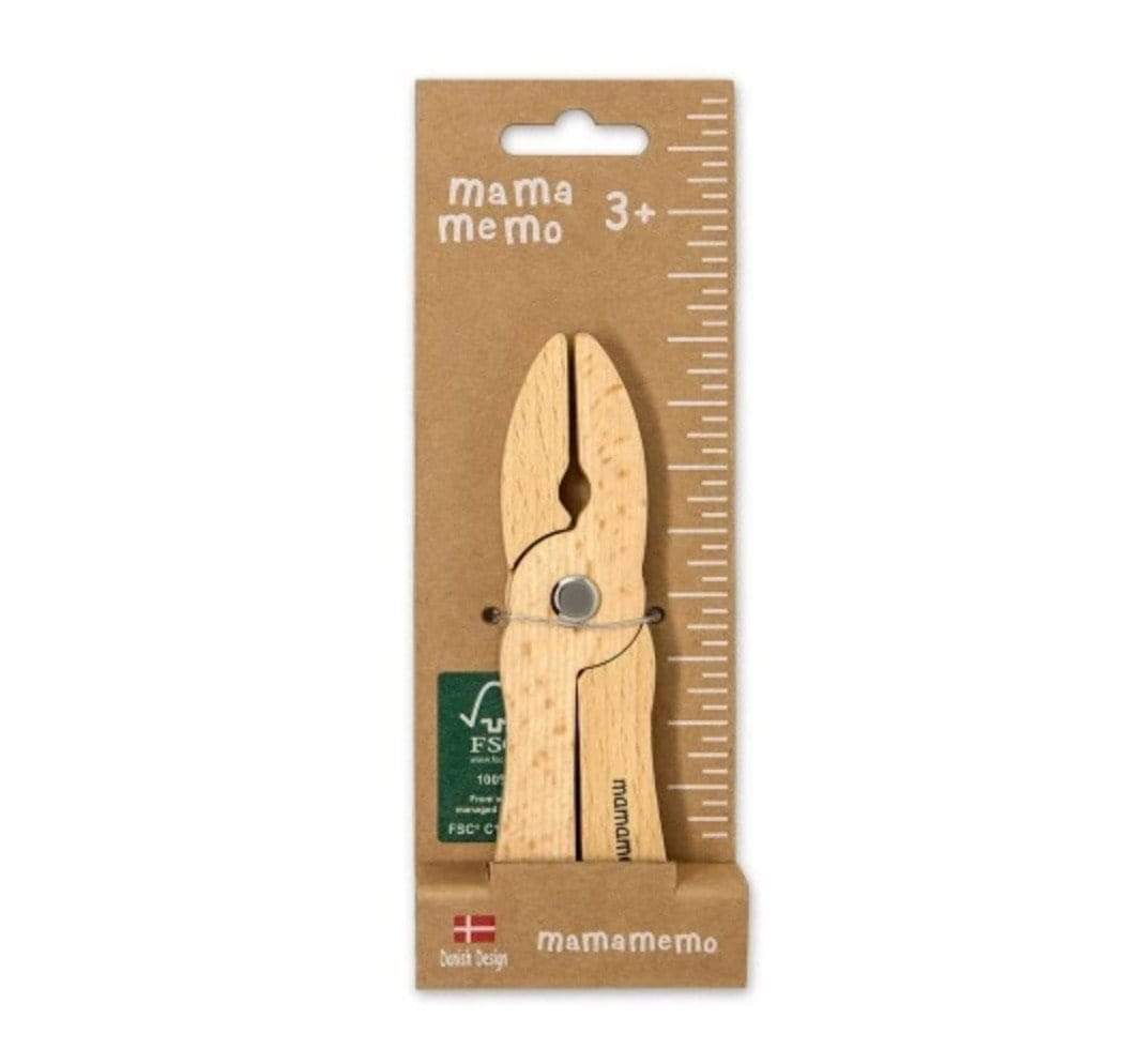 MamaMemo 3 Plus Wooden Workshop Tools - Pliers