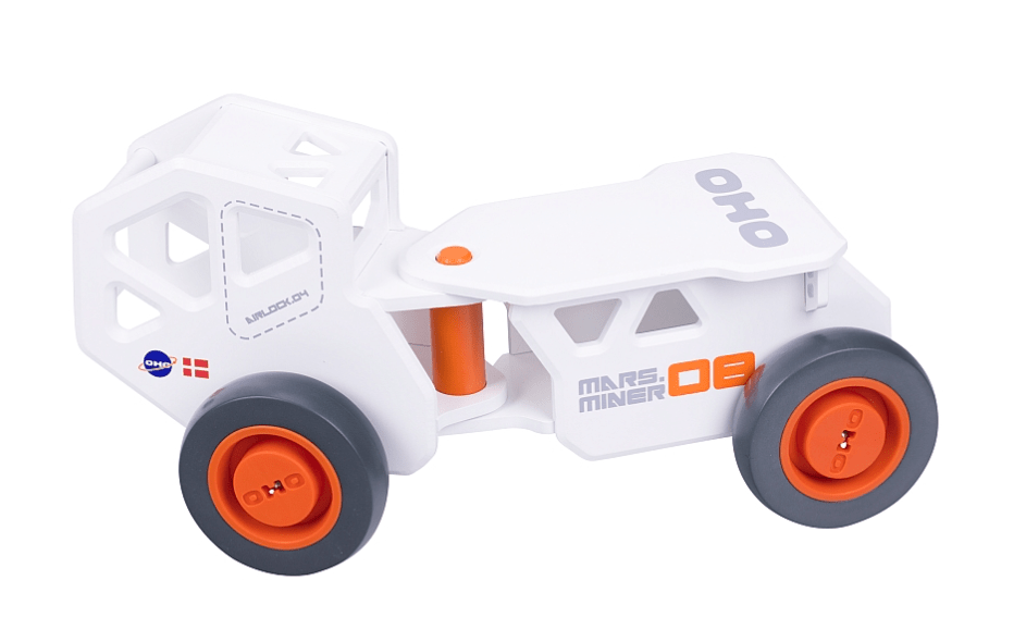 OHO Wooden Ride On - White