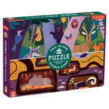 Mudpuppy 6 Plus 100 Pc Double-Sided Puzzle - Forest Above & Below