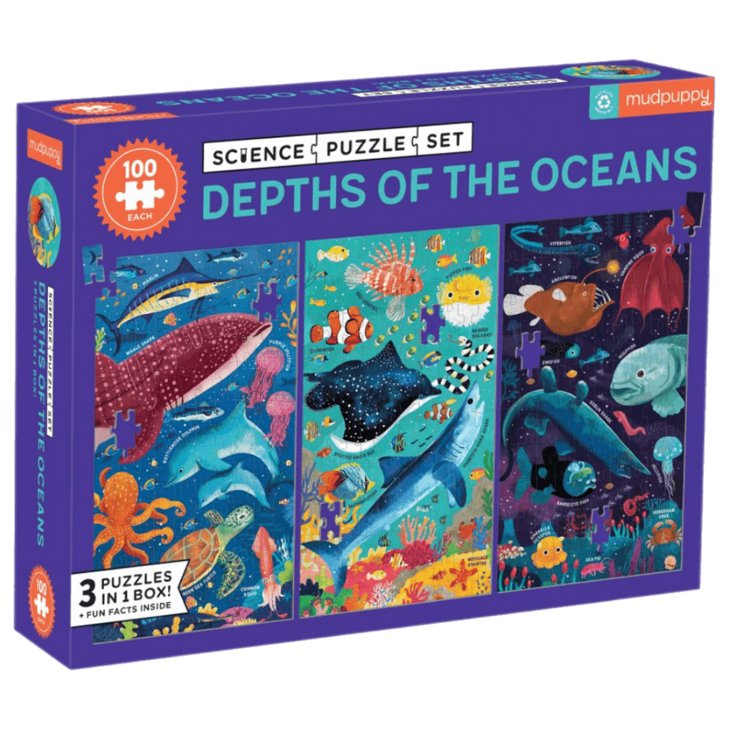 Mudpuppy 6 Plus 100 Pc Science Puzzle - Depths of the Ocean