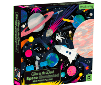 500 Pc Puzzle - Glow in the Dark Space