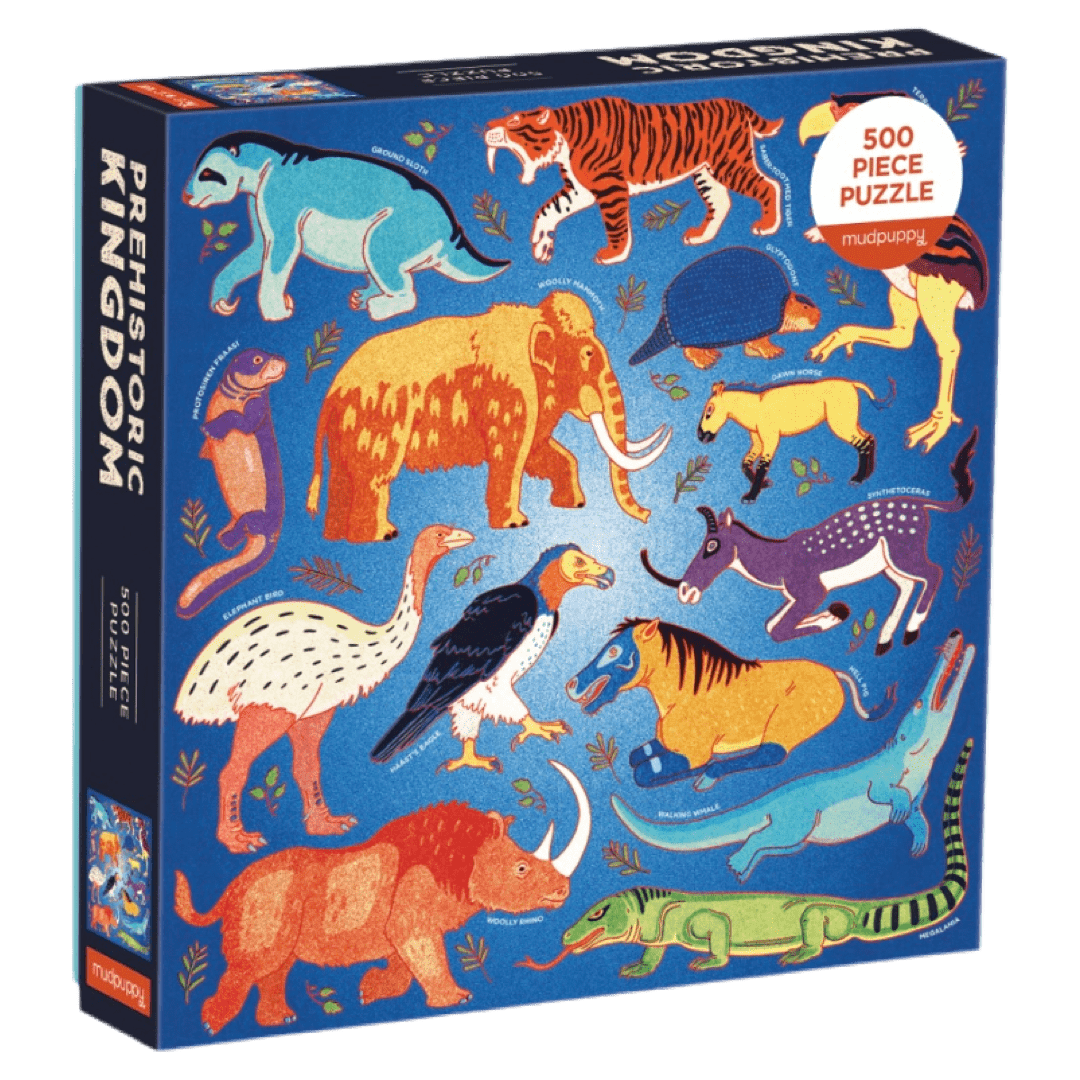 Mudpuppy 8 Plus 500 Pc Puzzle - Prehistoric Kingdom