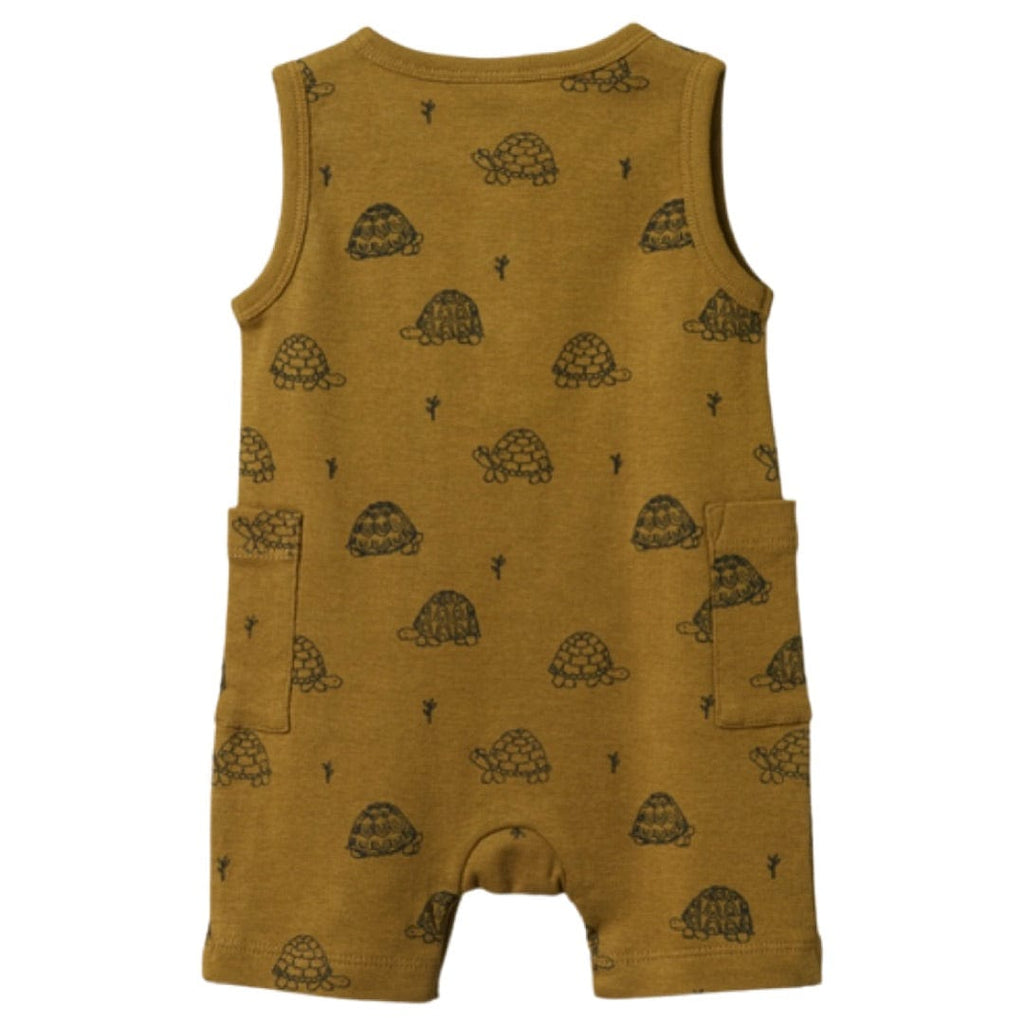 Nature Baby 0-3 Months to 1 Yr Camper Suit - Tortoise